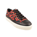 Black And Red Stellar Low Top Sneakers