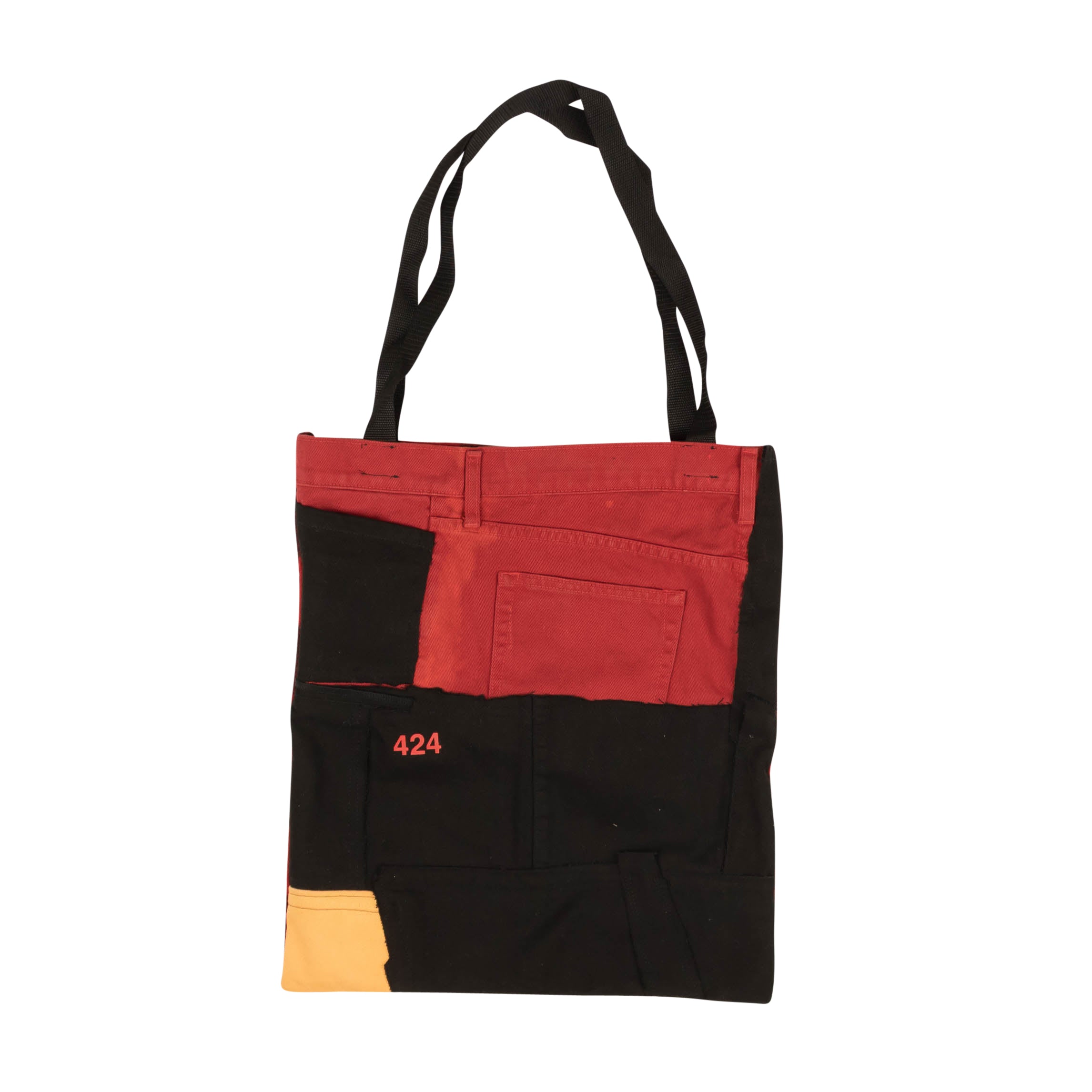424 On Fairfax Tote Bag - Black/Red