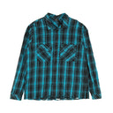 Marcelo Burlon Button Down Shirt - Blue & Black
