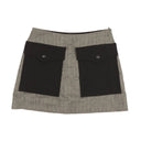 Palm Angels Pinstripe Sensitive Content Mini Skirt - Gray