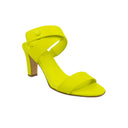 A.P.C Twist Strap Heels - Neon Yellow