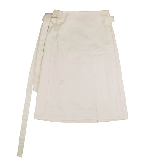 A.P.C Cotton Belted Skirt - White