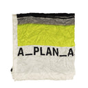 A.P.C Reversible Logo Silk Scarf - Green/White