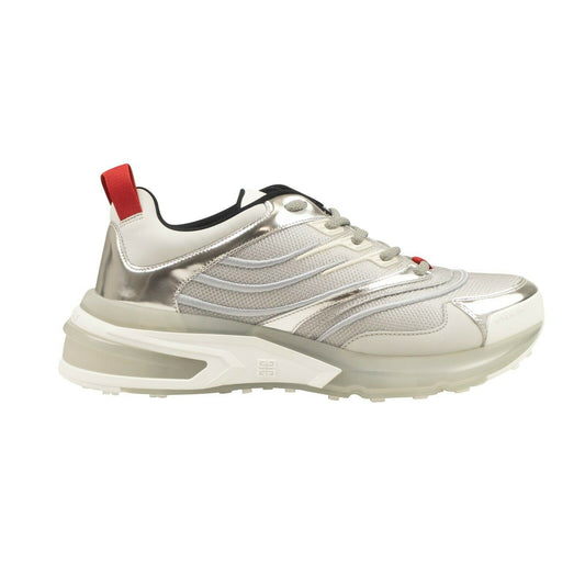 Givenchy Giv 1 Lace Up Sneakers - Silver