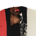 424 On Fairfax Reworked T-Shirt - Black/White/Brown/Multi