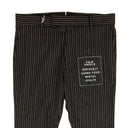 Black Pinstriped Pants