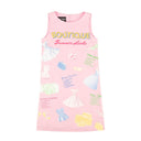 NWT BOUTIQUE MOSCHINO Pink Moschino Summer Look Straight Dress