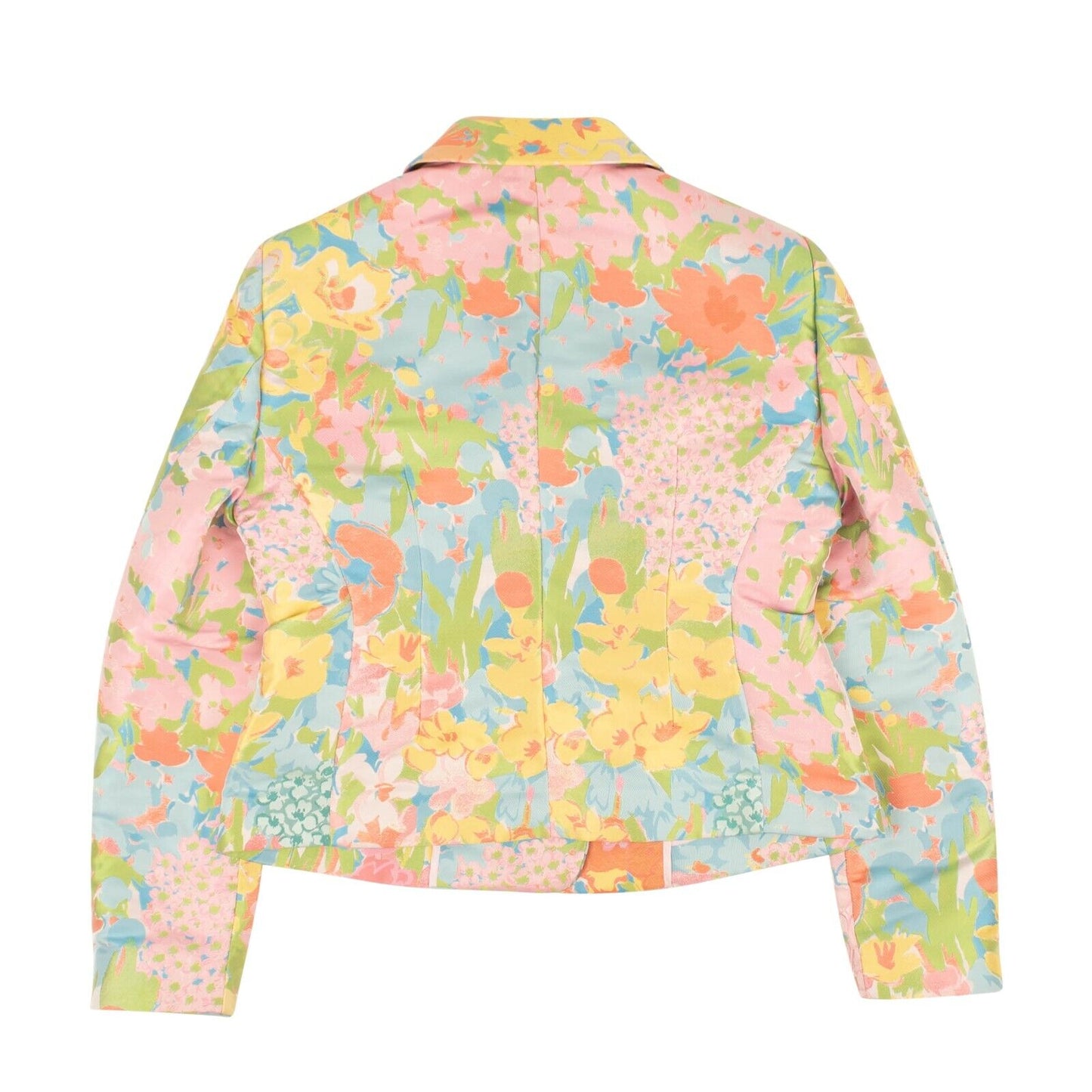 NWT BOUTIQUE MOSCHINO Multi Spring Floral Evening Short Jacket