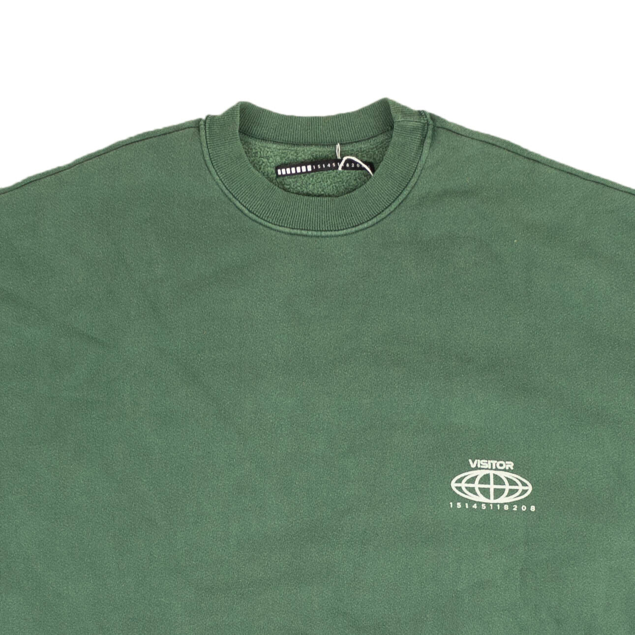 Visitor On Earth Crew Sweatshirt - Green