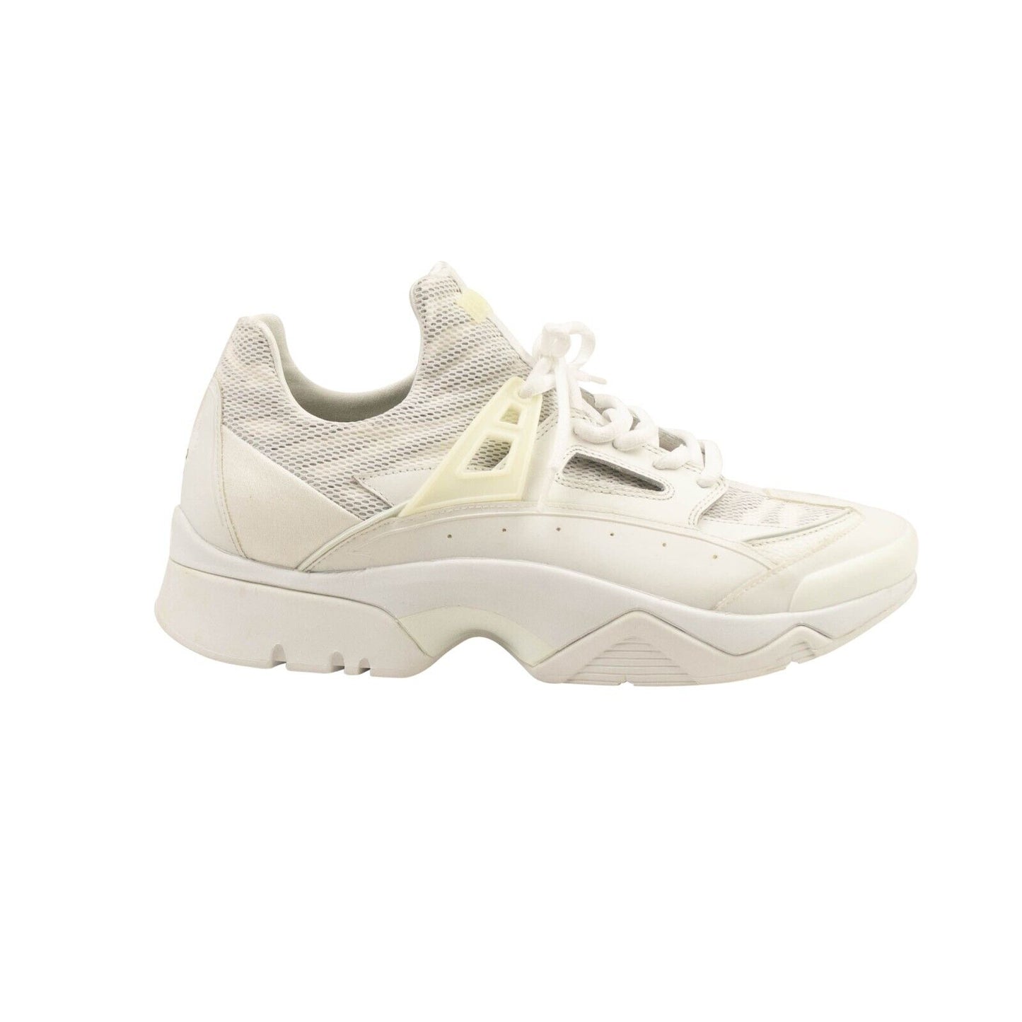 White Sonic E17 Gummy Mesh Sneakers