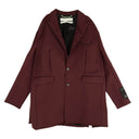 Maroon Oversized Blazer