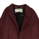 Maroon Oversized Blazer