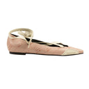 Off-White C/O Virgil Abloh Monogram Logo Wrapped Flats - Pink