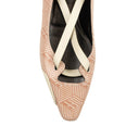 Off-White C/O Virgil Abloh Monogram Logo Wrapped Flats - Pink