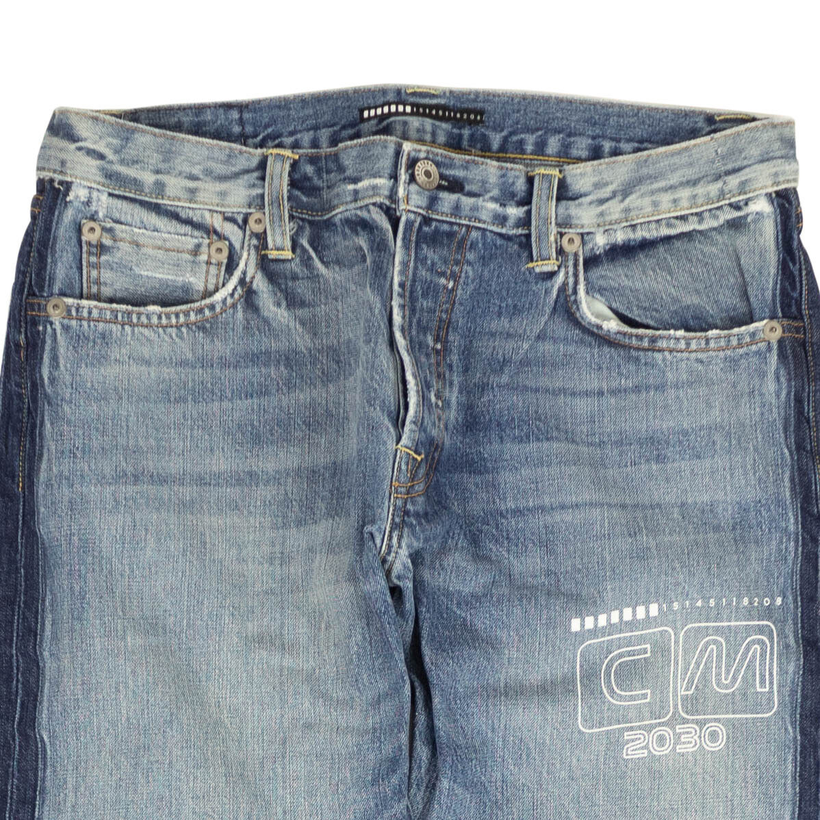 Visitor On Earth Washed Jeans - Blue