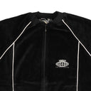 Visitor On Earth Velour Sweatshirt - Black