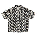 Black And White Love Hearts STW Bowling Shirt
