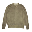 President'S Crewneck G.16 Wool Cashmere Hand Print - Olive