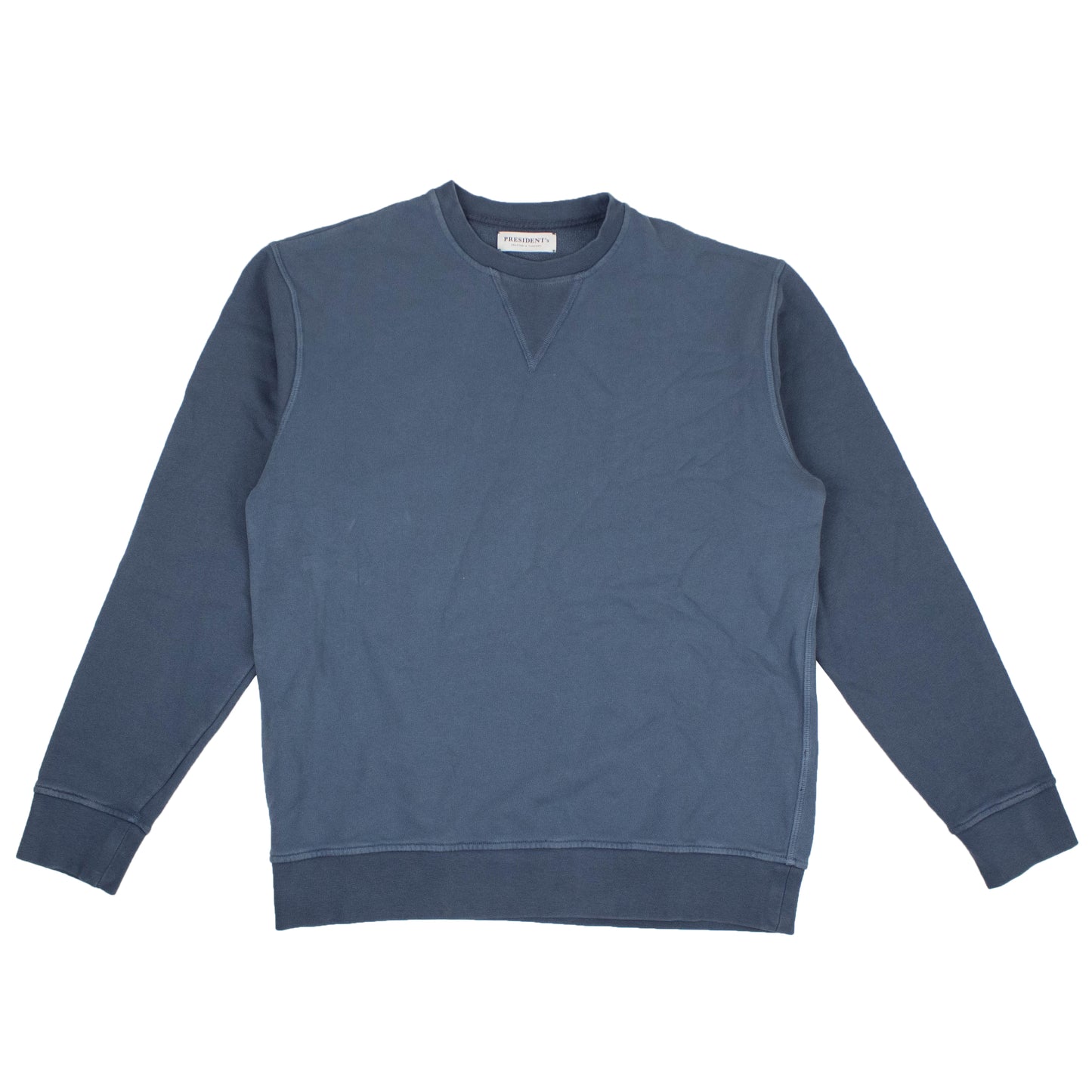 President'S Crew Organic Sweater - Blue