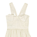 NWT BOUTIQUE MOSCHINO White Sweetheart Lace V-Strap Dress