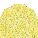 NWT BOUTIQUE MOSCHINO Yellow Lemon Print Silk Blazer Jacket