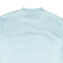 MOSCHINO COUTURE LIGHT BLUE CREWNECK LOGO SWEATSHIRT DRESS