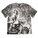 White And Black Slow and Steady T-Shirt