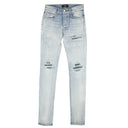 Light Indigo Bandana MX1 Denim Skinny Jeans