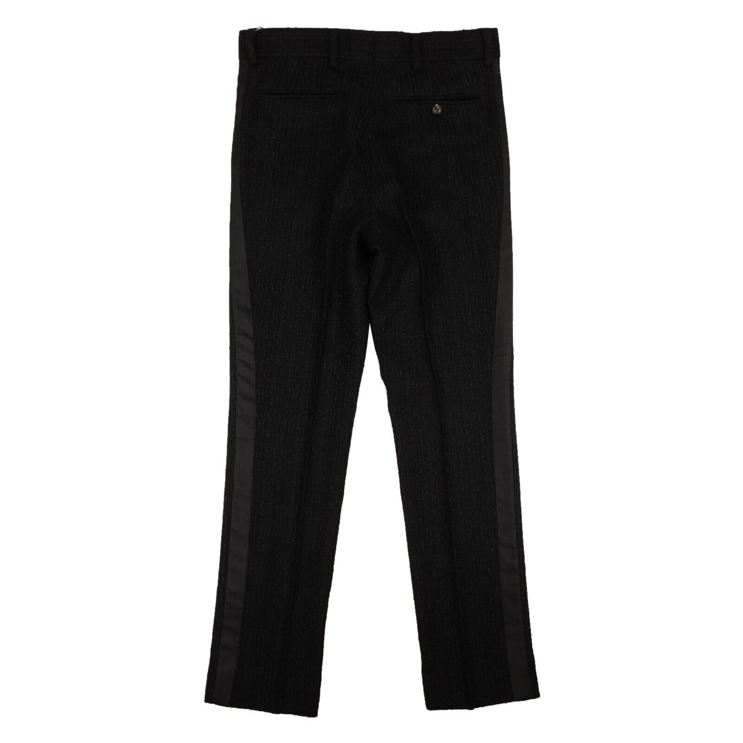 Black Boucle Regular Track Pants