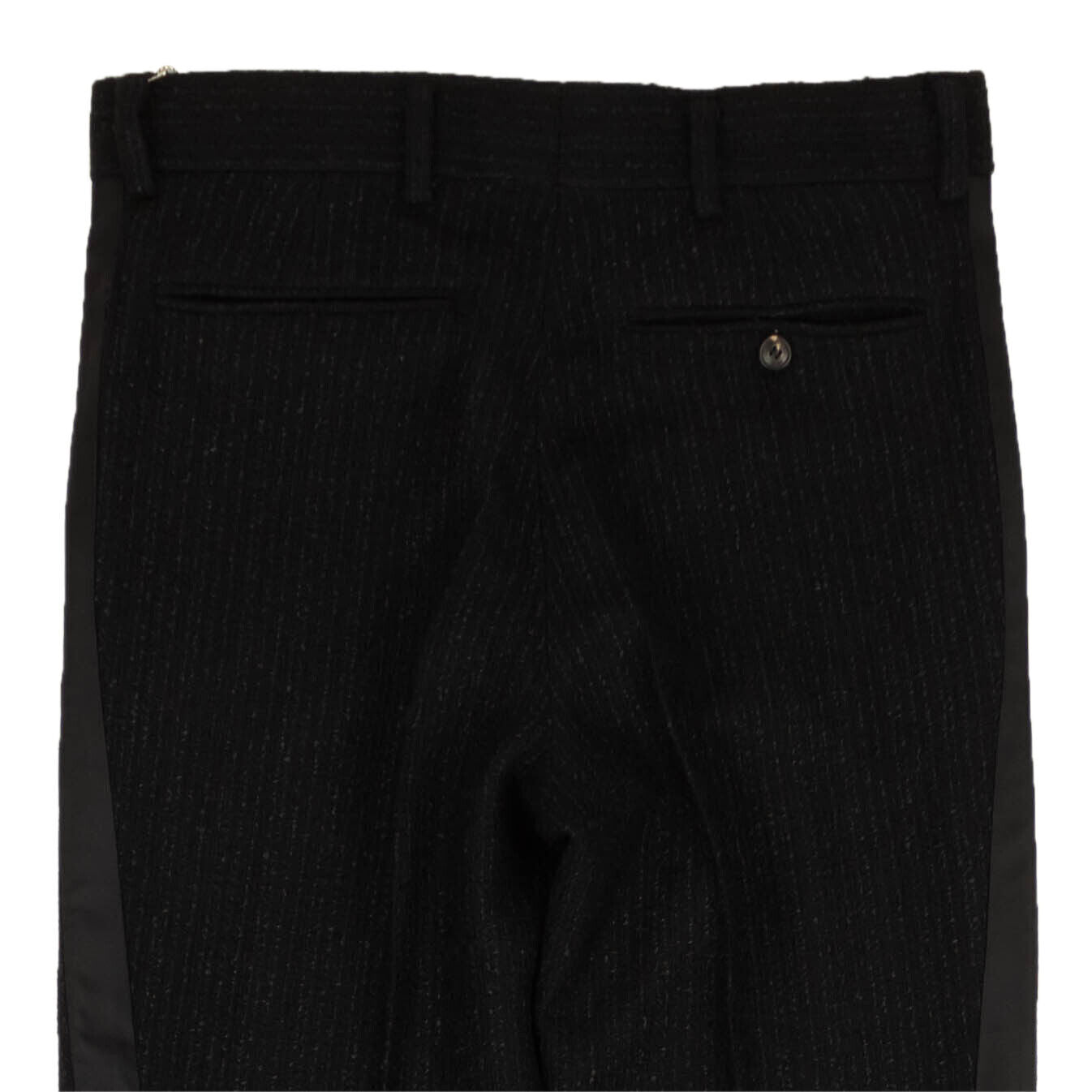 Black Boucle Regular Track Pants