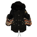 Women's Black Coderre Parka Coat