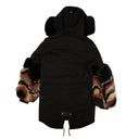 Women's Black Coderre Parka Coat