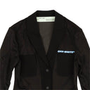 Black Sheer Suit Jacket