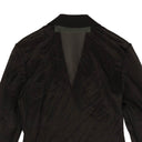 Black Sheer Suit Jacket