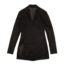 Black Sheer Suit Jacket