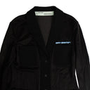 Black Sheer Suit Jacket