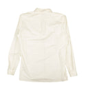White Zip-Up Long Sleeve Shirt