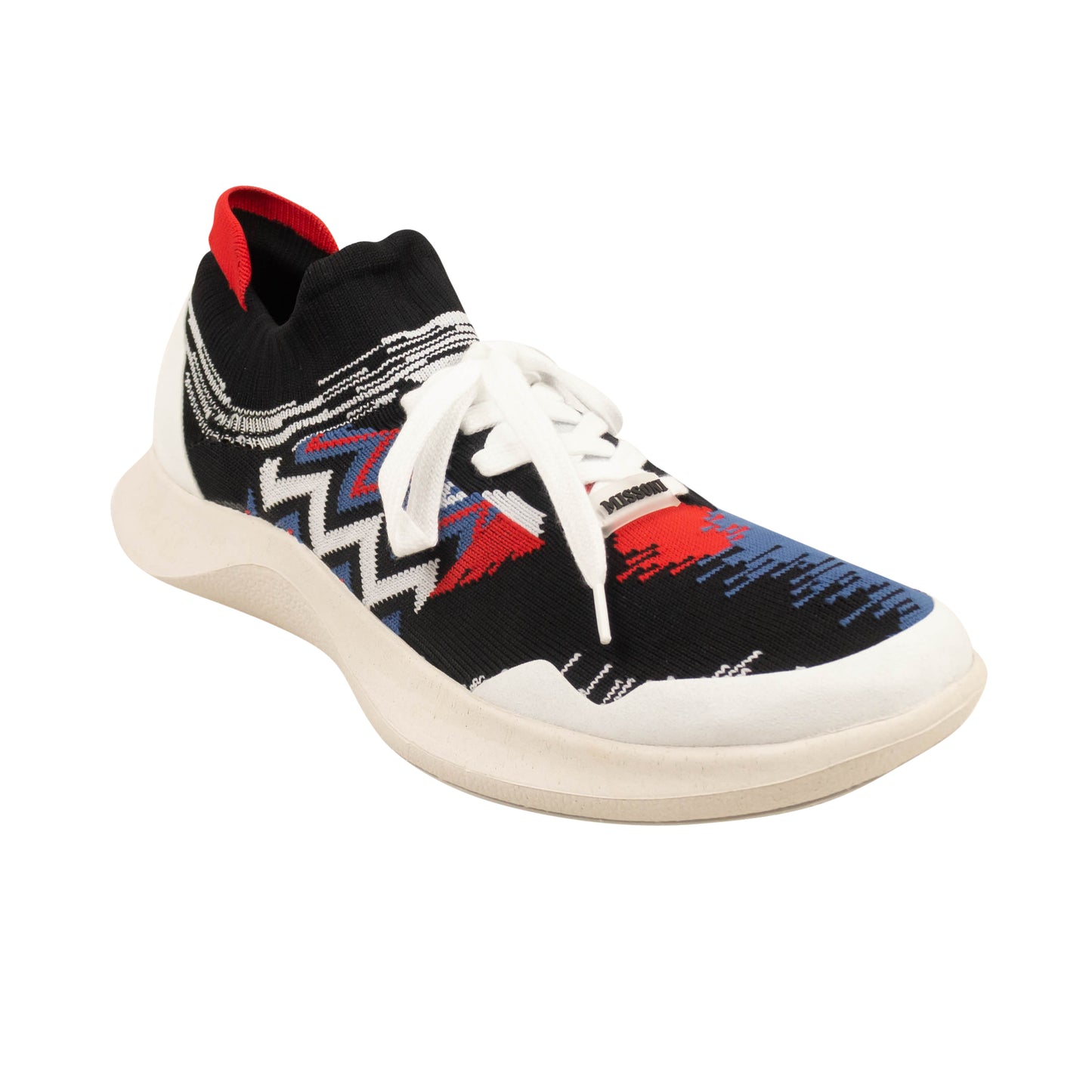 Missoni Acbc"" Fly Knit Sneakers - Black/Red