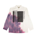 A Plan Application Graphic Button Down Shirt - Black/White