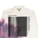 A Plan Application Graphic Button Down Shirt - Black/White