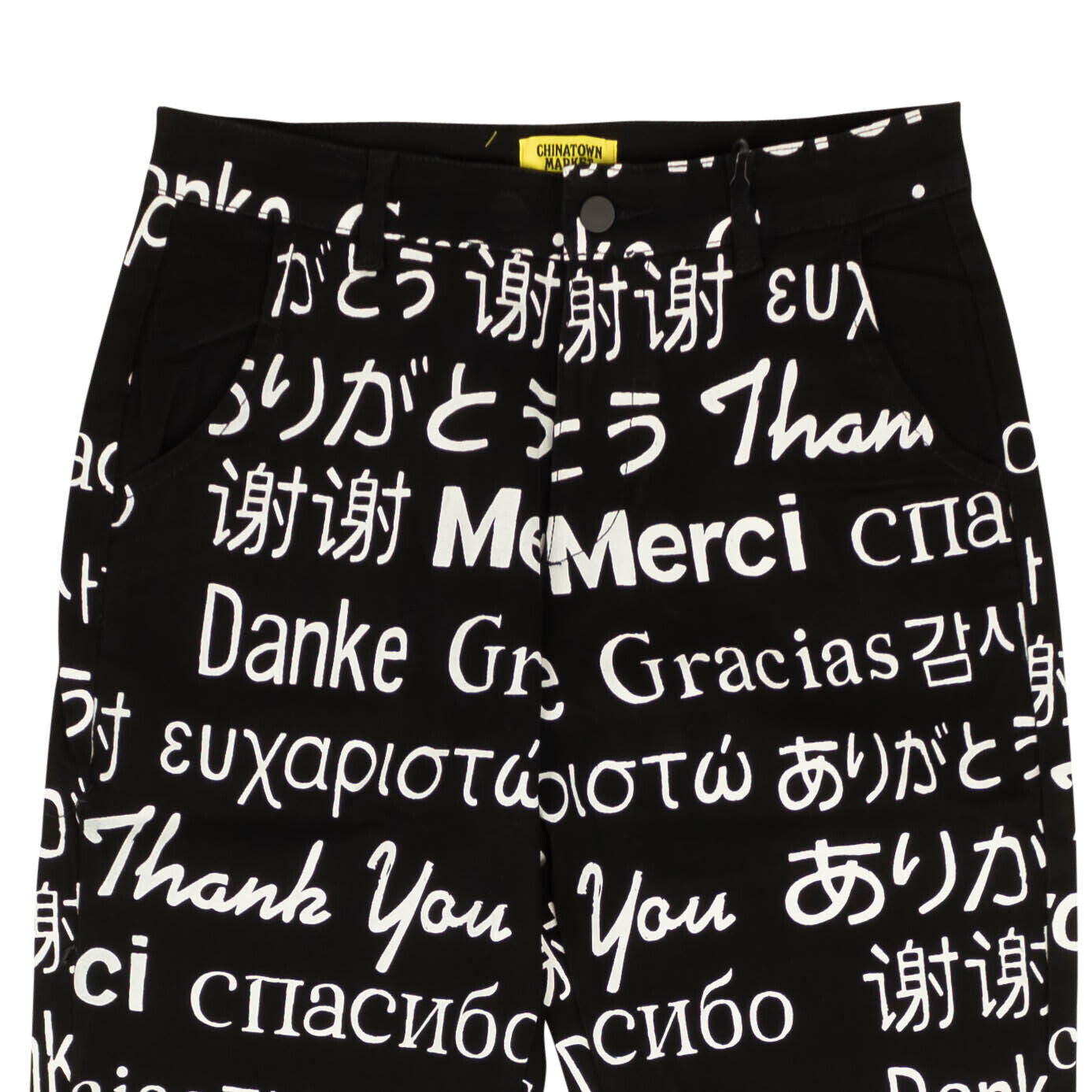 Chinatown Market Thank You Languages Pants - Black