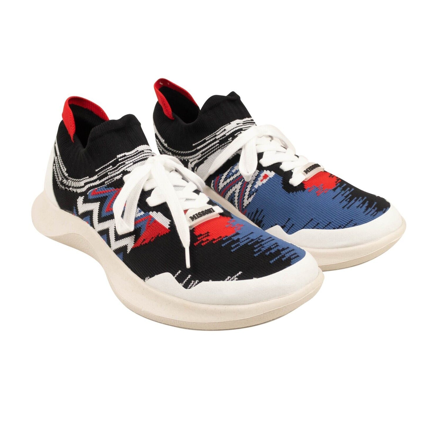 Missoni Acbc"" Fly Knit Sneakers - Black/Red