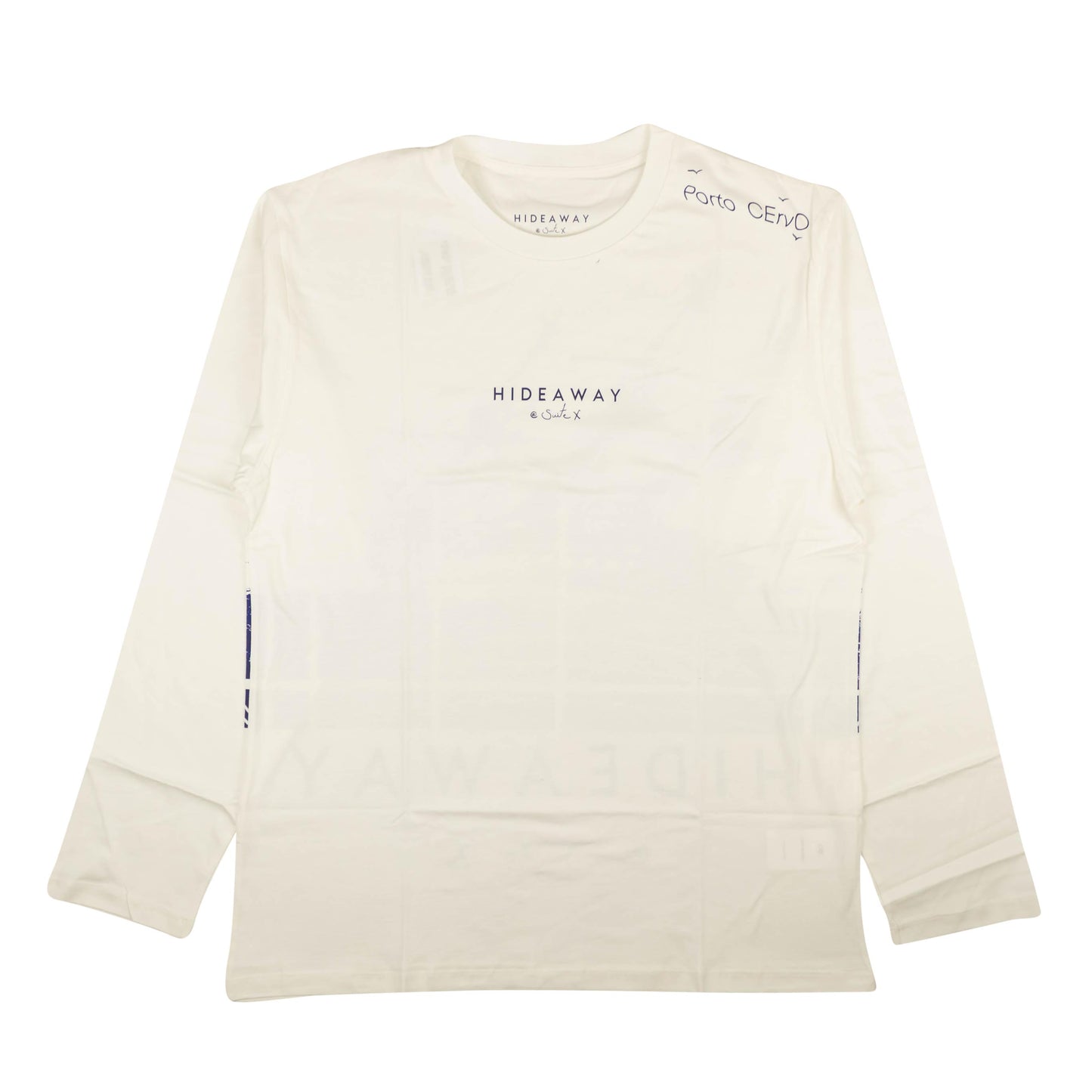 Hideaway Porto Cervo Long Sleeve T-Shirt - White