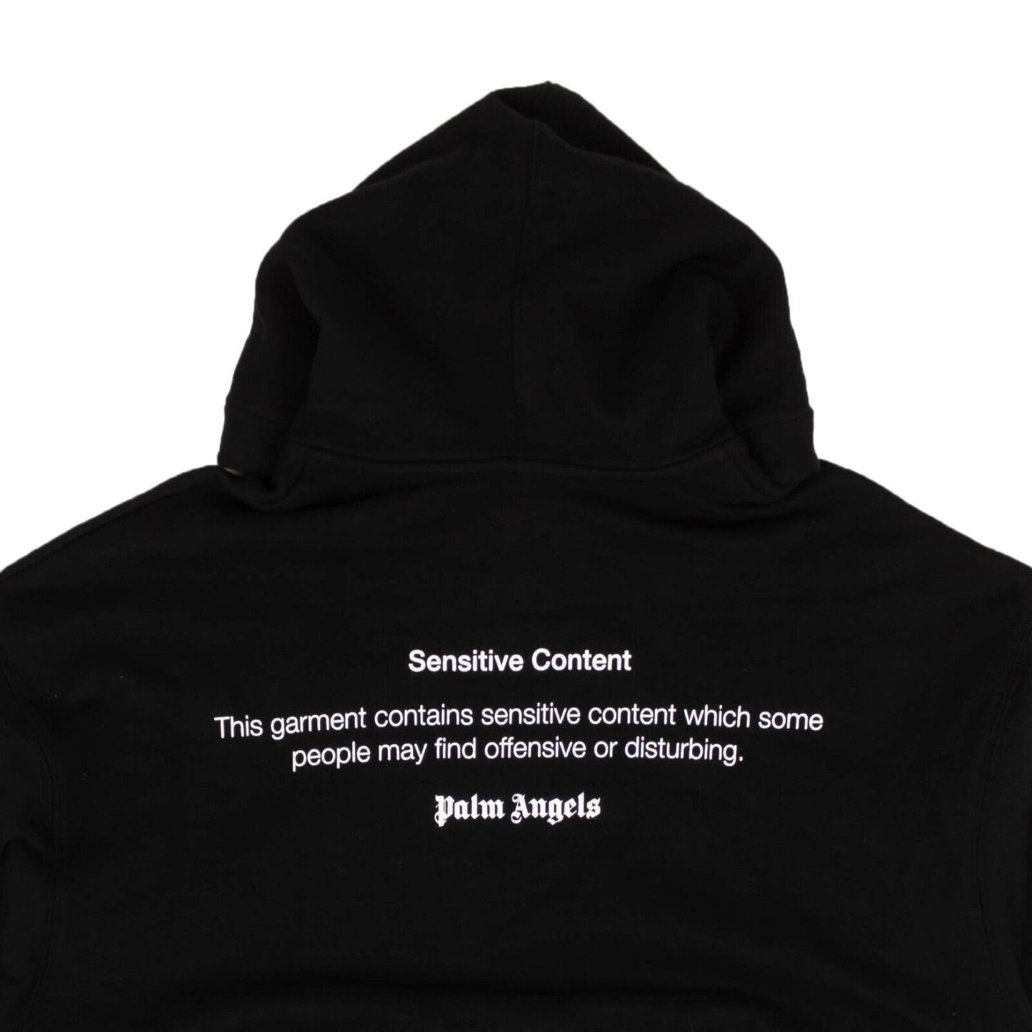 Black Sensitive Content Hybrid Hoodie