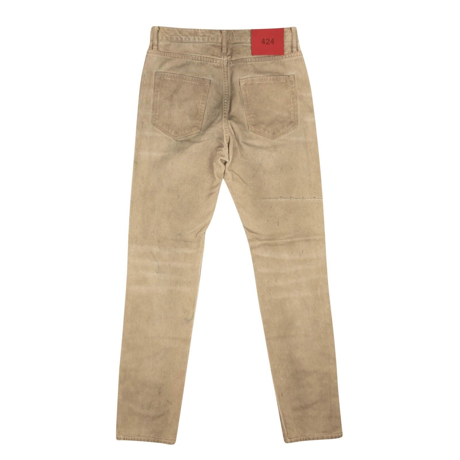 424 On Fairfax Slim Fit Jeans - Brown