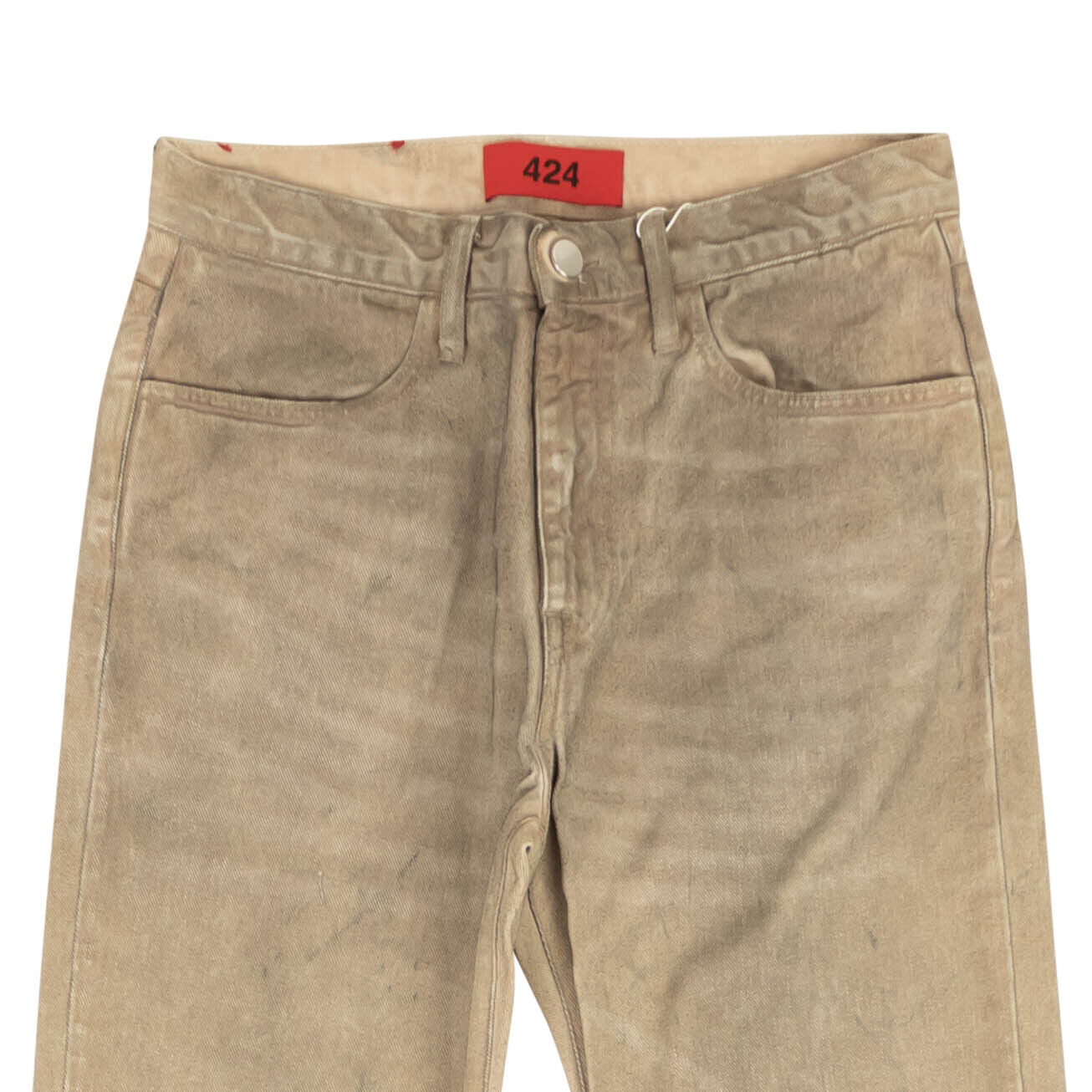 424 On Fairfax Slim Fit Jeans - Brown