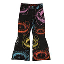 Msfts Rep Bell Bottom Antigravity Puffer Pants - Black/Multi