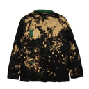 424 On Fairfax Distressed Bleached Blazer - Green/Black/Brown