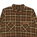 amiri Logo Flannel - Brown