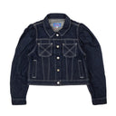 Indigo Puffed Denim Jacket